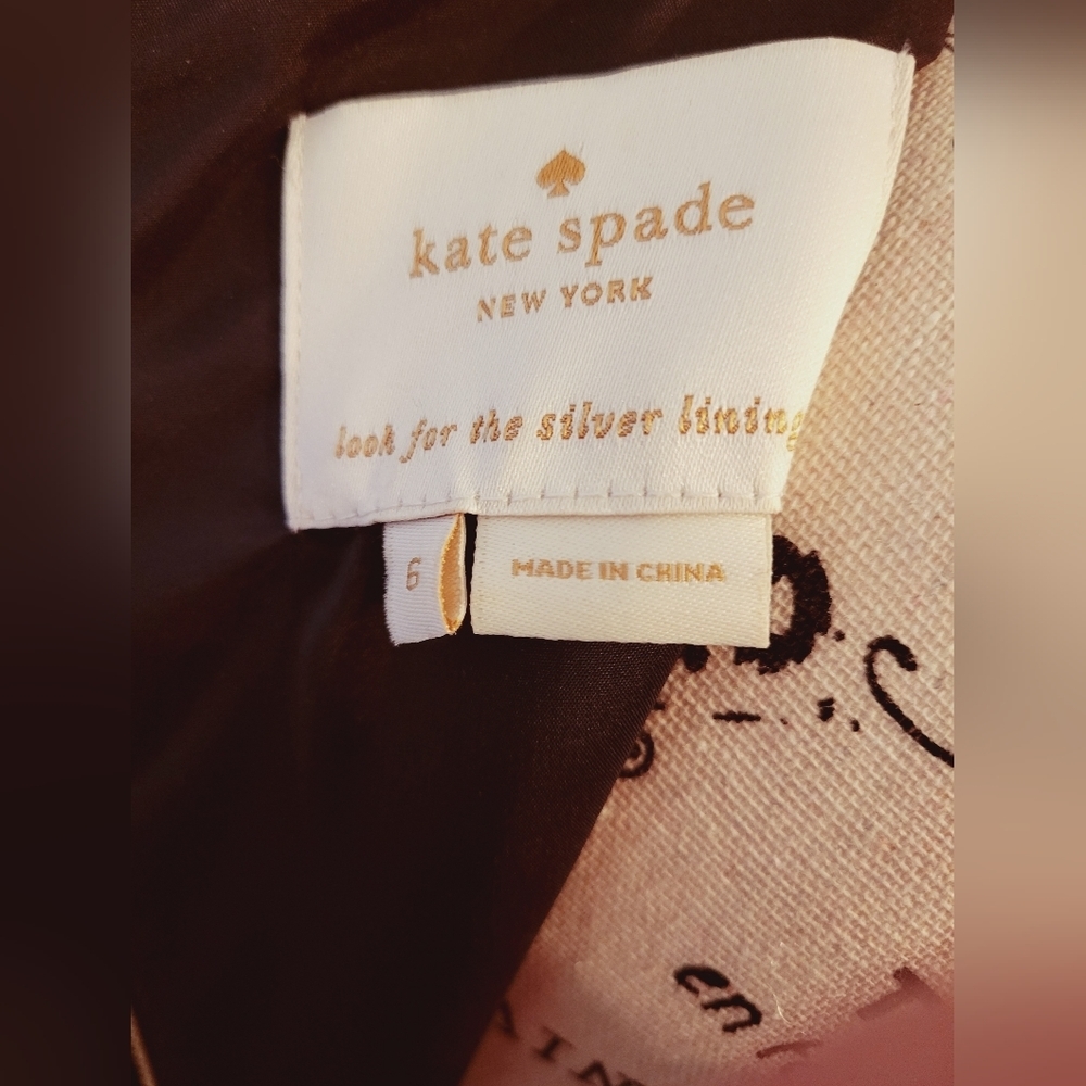 NWOT ♠️Kate Spade ♠️"Look for the Silver Lining" A-Line Little Blac… - Picture 10 of 10